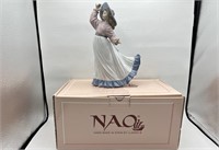Vintage Nao "Caught in the Breeze" Figurine