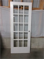 PANED DOOR - WHITE