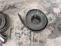 Round bailer belt