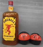 Fireball Whisky Inflatable Promo & (2) Beach Balls