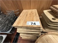 Qty Timber Trays, Serving Platters, Cutting Boards