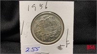 1956 Canadian 50 cent coin