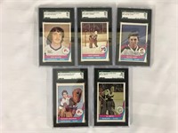 SGC Graded Hockey Cards Lot of 5