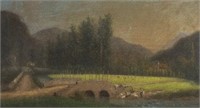 French School, Pastel, Landscape