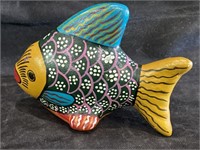 VTG Pottery Colorful Fish