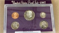 1987 United States proof set coins