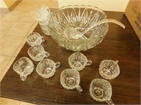 12 cup punch bowl with ladle