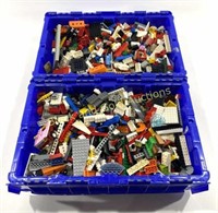 (2)  Large Totes Full of Legos - Building Bricks