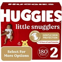 Huggies Little Snugglers Baby Diapers, Size 2