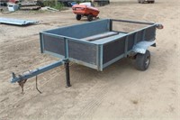 Utility Trailer, Approx 8ft x 5ft w/ 15" Sides