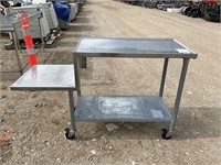 Stainless Steel Mobile Preparation Table
