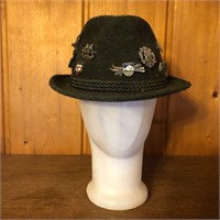 Lembert Bavarian Hat with 15 Pins