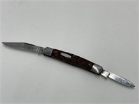 Stainless Steel Pen Knife With Two Blades.