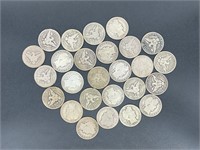 26 - half dollar silver coins
