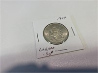 1964 Canadian Silver Half Dollar