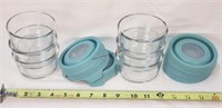 6- 1-Cup Anchor Refrigerator Containers