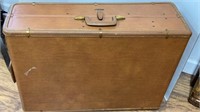 Samsonite Leather Wood Suitcase, all original