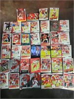 Lot of Football Cards Cheifs Players