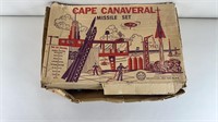 Vtg Marx Cape Canaveral Missile Set In Box