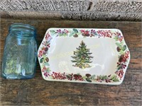 Spode Christmas Tree tray-2023 Collection