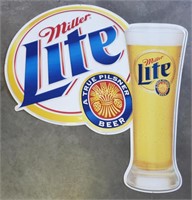 Miller Lite Metal Sign