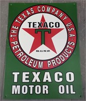 Texaco Metal Sign