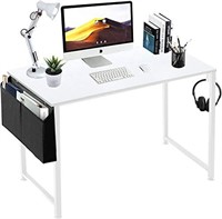 Lufeiya 47 inch White Office Computer Desk - Moder