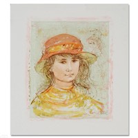 Pamela Limited Edition Lithograph by Edna Hibel (1