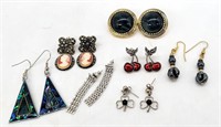 Estate Jewelry - Cameos, Cherries & Other Earrings