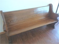 73" church pew, great condition