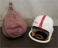 Vintage JC Higgins Sz Medium Helmet & Hawthorne