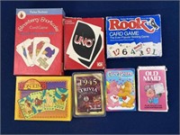 (7) Decks of assorted playing cards