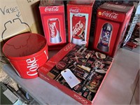 COCA COLA MOTION AND ROTATING LAMPS WITH A PUZZLE