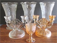 Iris & Herringbone Vases, Candleholders, Wine