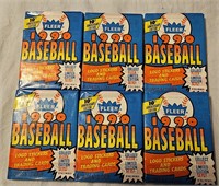 6 packs of 1990 Fleer Baseball Cards