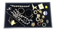Fashion jewelry, including vintage sterling, gold