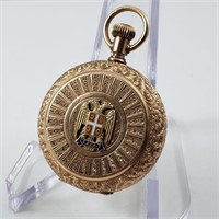 1890 Waltham Pocket Watch - Serbian Eagle Case