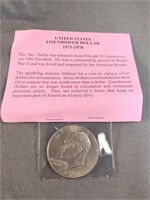 1977 Ike dollar coin