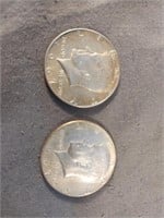 1967 John F. Kennedy half dollars