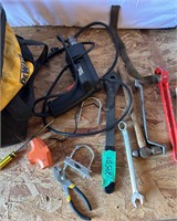 Dewalt tool bag and lots of hand tools