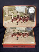 Pair of Riley’s Toffee Tins featuring picture of