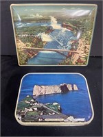 Vintage Confectionery tins featuring Niagara