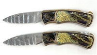 2 Vintage Apollo 11 NASA Pocket Knives