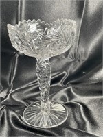 VTG Crystal Glass Candy Compote