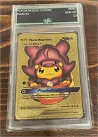 Pokémon Gold Custom Pikachu Card