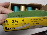 16 ga. 2 3/4" 4 shot shells NOT full