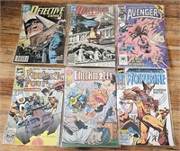 Lot of 6 Comic Books Wolverine Avengers
