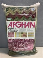 43 X 55 INCH AFGHAN KIT STILL IN PACKAGED