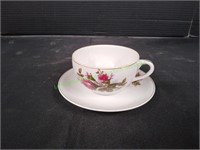 Rose Teacup & Saucer