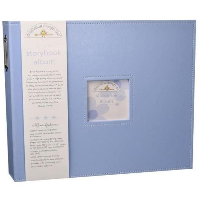 Doodlebug Design Bubble Blue Storybook Album